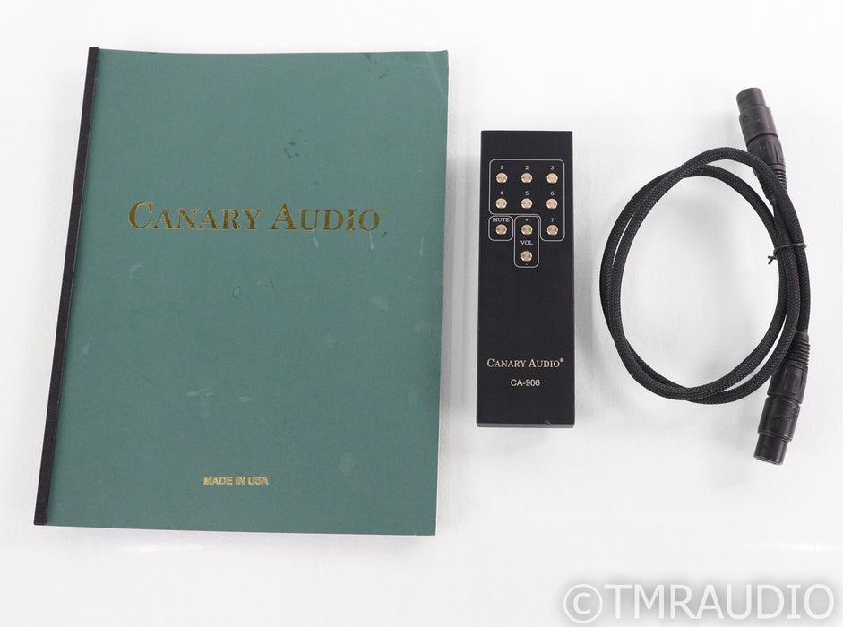Canary Audio CA-906 Stereo Tube Preamplifier; CA906