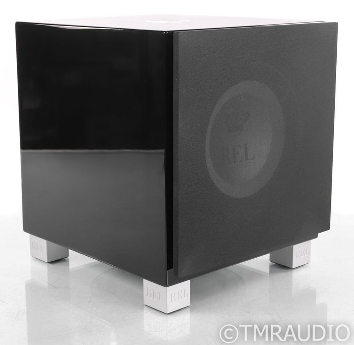 REL T/9i 10" Powered Subwoofer; Piano Black; T9i