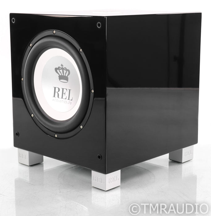 REL T/9i 10" Powered Subwoofer; Piano Black; T9i