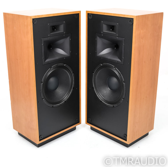 Klipsch Heritage Forte IV Floorstanding Speakers; Natural Cherry Pair