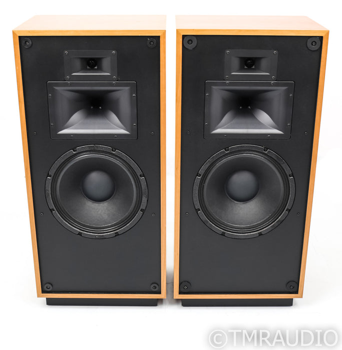 Klipsch Heritage Forte IV Floorstanding Speakers; Natural Cherry Pair