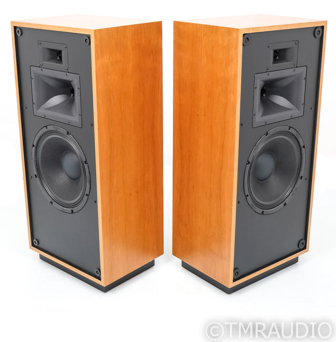 Klipsch Heritage Forte IV Floorstanding Speakers; Natural Cherry Pair