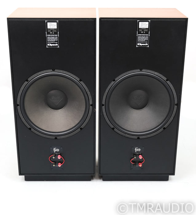 Klipsch Heritage Forte IV Floorstanding Speakers; Natural Cherry Pair