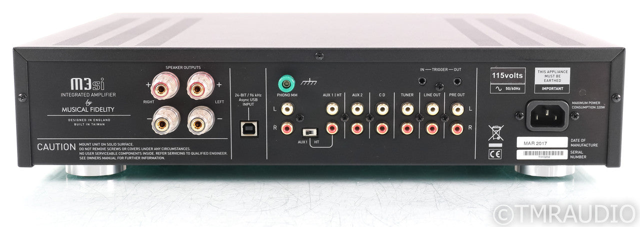 Musical Fidelity M3si Stereo Integrated Amplifier; M3-SI; Silver; Remote