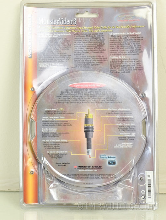 Monster Video 3 RCA Cable