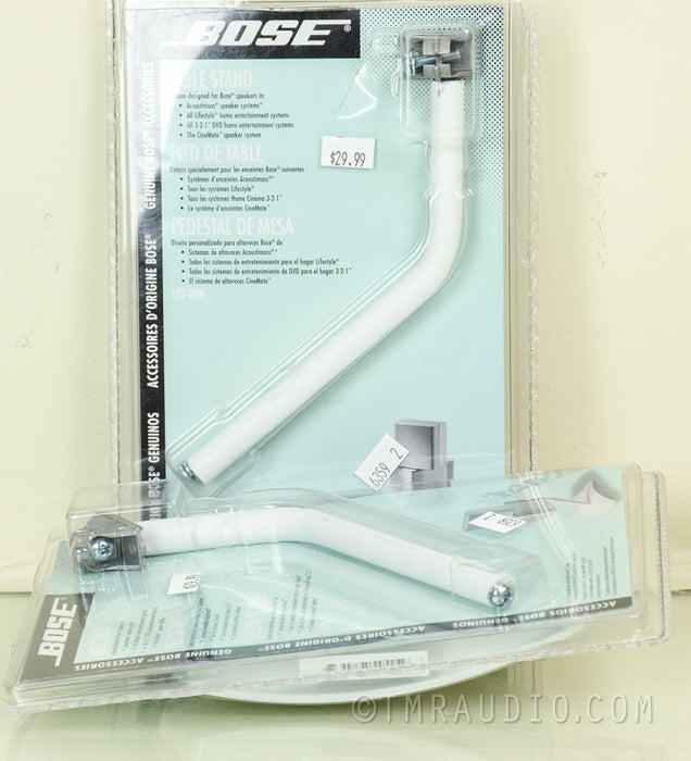 Pair of Bose UTS-20w Table Stand for Acoustimass / Lifestyle Speakers