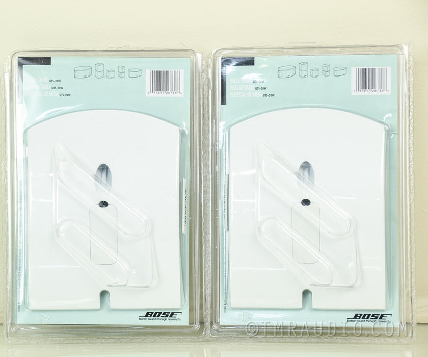 Pair of Bose UTS-20w Table Stand for Acoustimass / Lifestyle Speakers