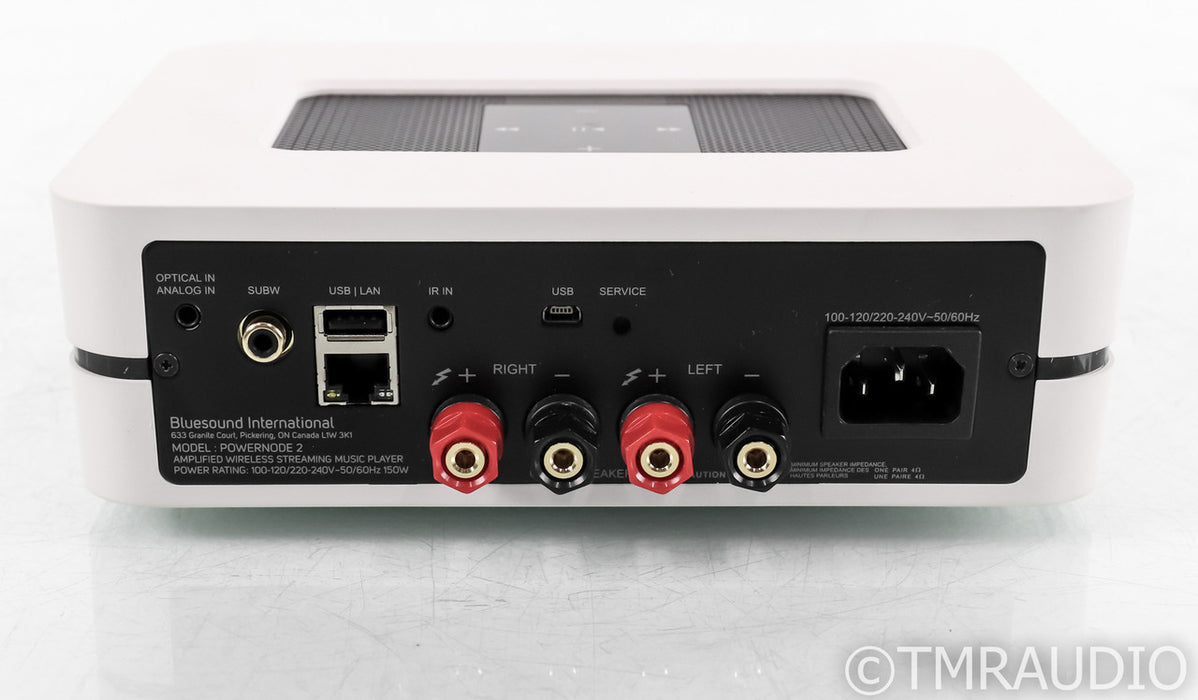 Bluesound Powernode 2 Wireless Streaming Amplifier; White; AS-IS (No WiFi)