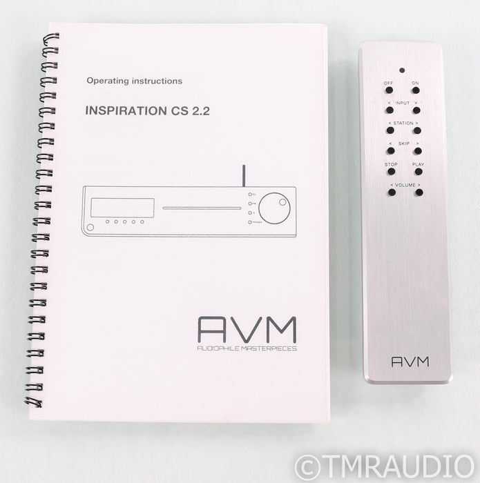 AVM Inspiration CS2.2 Integrated Amplifier / CD Player; Remote; MM / MC Phono