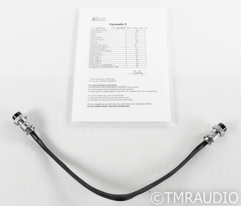 XI Audio Formula S and Powerman Power Supply Combo; 1/4"; 4-Pin XLR; Eleven