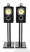 B&W 805 D2 Bookshelf Speakers; D-2; Piano Black Pair w/ Stands; Diamond