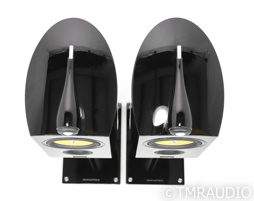 B&W 805 D2 Bookshelf Speakers; D-2; Piano Black Pair w/ Stands; Diamond
