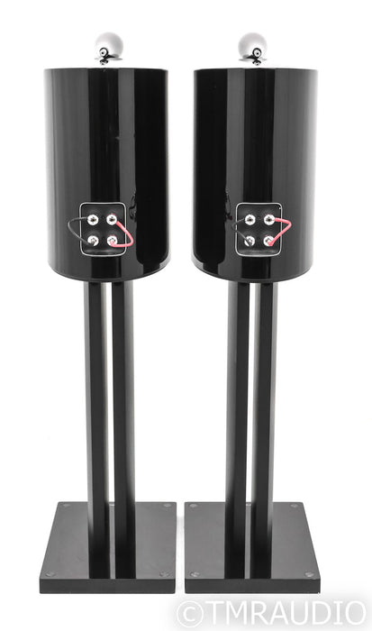B&W 805 D2 Bookshelf Speakers; D-2; Piano Black Pair w/ Stands; Diamond
