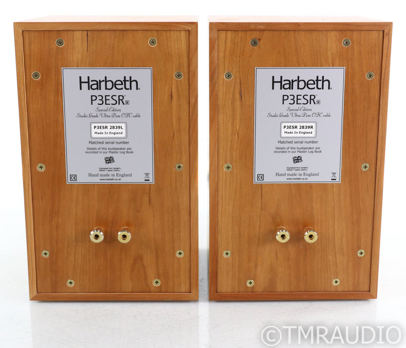 Harbeth P3ESR SE Bookshelf Speakers; P3-ESR Special Edition; Cherry Pair