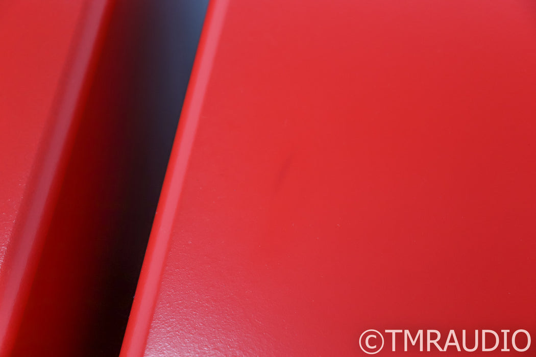 Tekton 2-10 Perfect SET Floorstanding Speakers; BE Tweeter, Wire Upgrades; Red Pair
