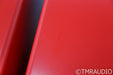 Tekton 2-10 Perfect SET Floorstanding Speakers; BE Tweeter, Wire Upgrades; Red Pair