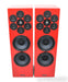 Tekton 2-10 Perfect SET Floorstanding Speakers; BE Tweeter, Wire Upgrades; Red Pair