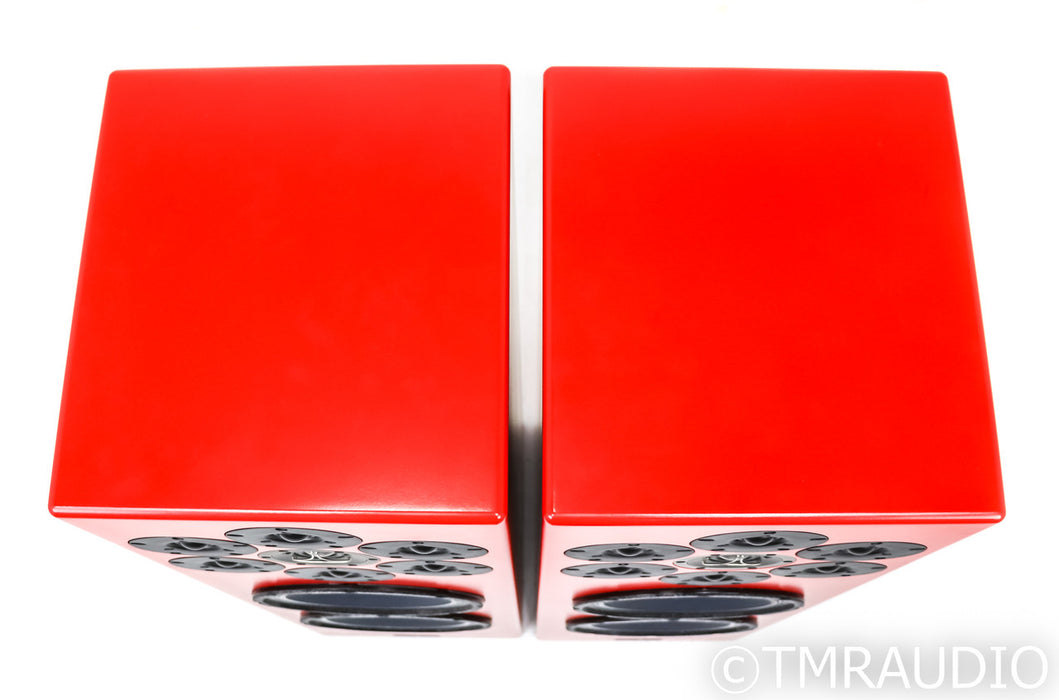 Tekton 2-10 Perfect SET Floorstanding Speakers; BE Tweeter, Wire Upgrades; Red Pair