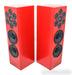 Tekton 2-10 Perfect SET Floorstanding Speakers; BE Tweeter, Wire Upgrades; Red Pair