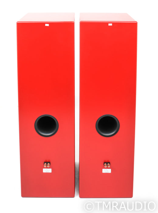 Tekton 2-10 Perfect SET Floorstanding Speakers; BE Tweeter, Wire Upgrades; Red Pair