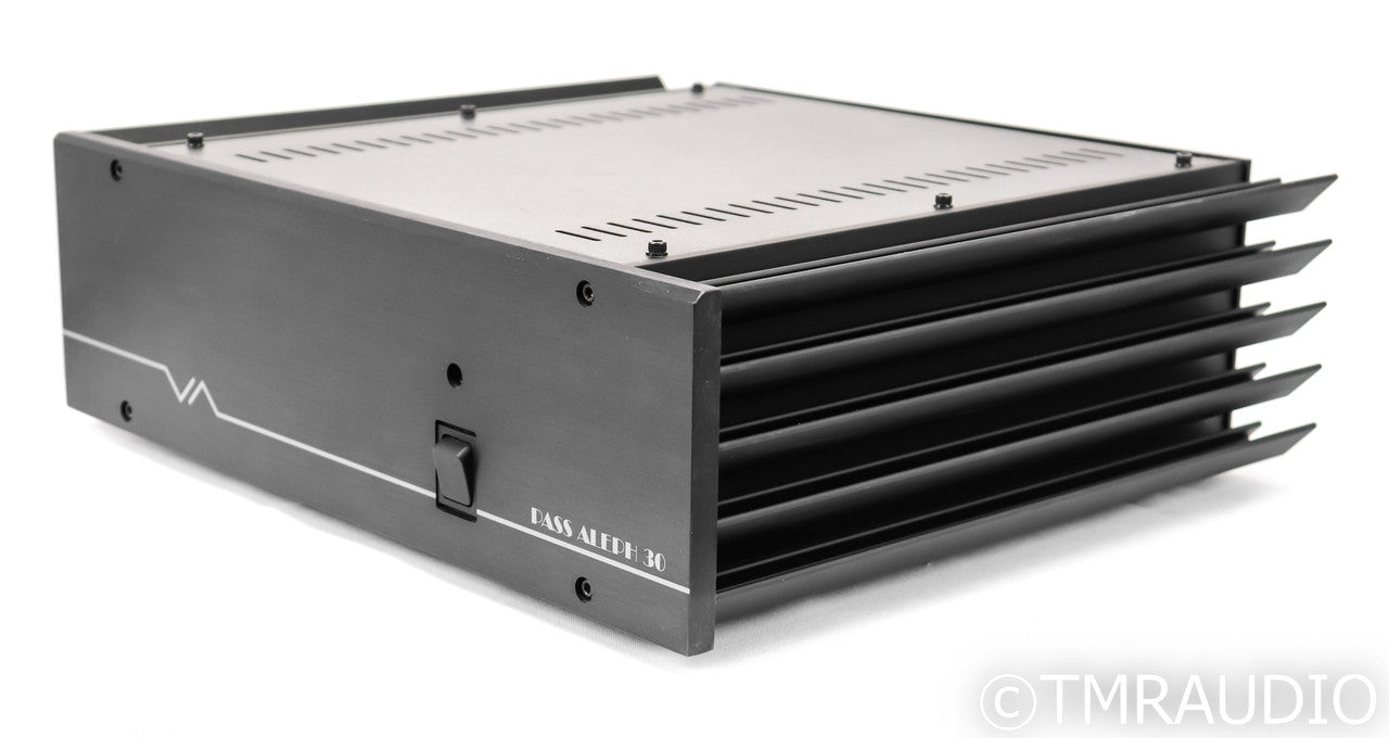 Pass Labs Aleph 30 Stereo Power Amplifier; A30; Black