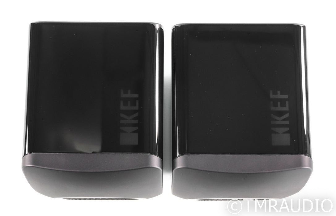 KEF LS50 Bookshelf Speakers; Black Pair