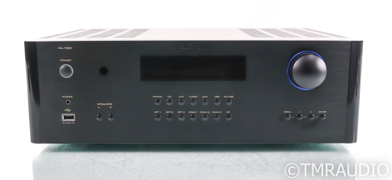 Rotel RA-1592 Stereo Integrated Amplifier; Black; Remote; Bluetooth