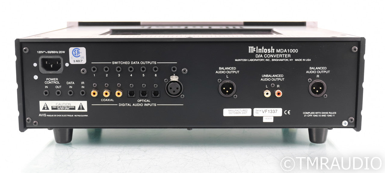 McIntosh MDA1000 DAC; D/A Converter