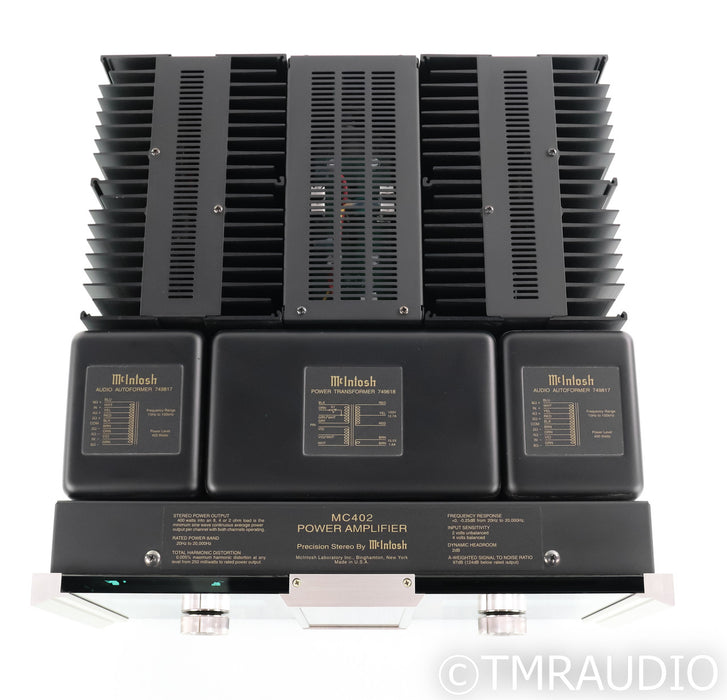 McIntosh MC 402 Stereo Power Amplifier; MC402