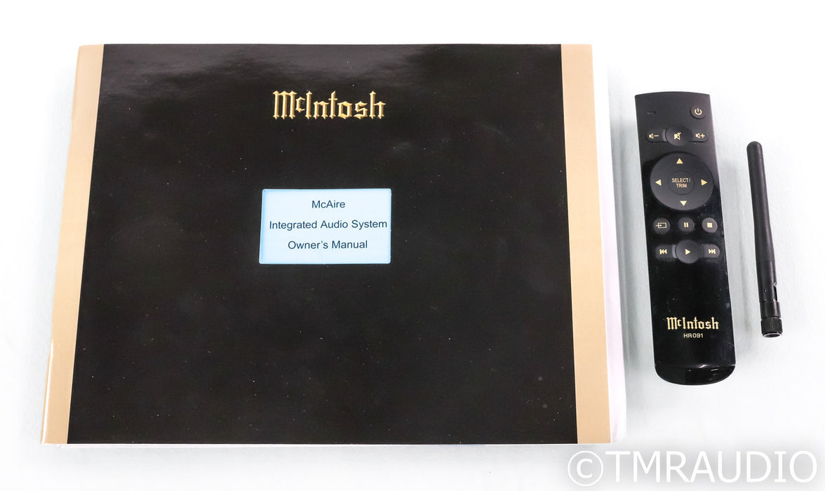 McIntosh McAire Wireless Streaming Speaker System; Remote; Airplay