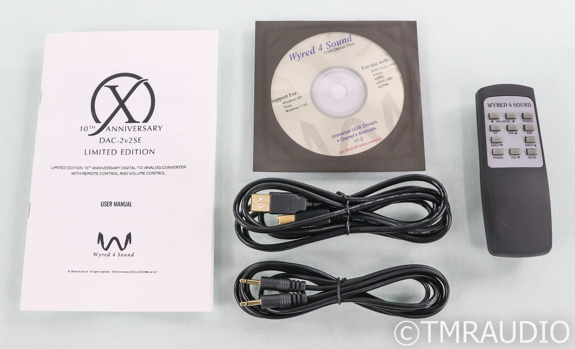 Wyred 4 Sound DAC-2v2SE 10th Anniversary Edition DAC; D/A Converter; Remote