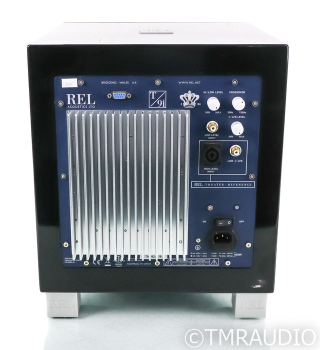 REL T/9i 10" Powered Subwoofer; T9I; Gloss Black