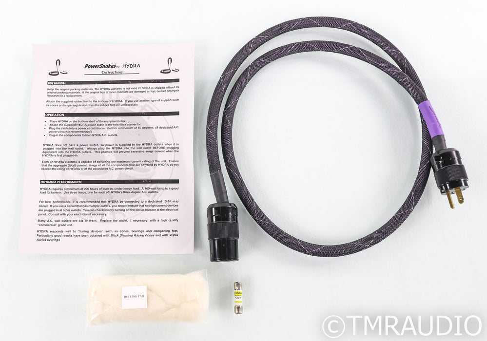 Shunyata Research Hydra AC Power Line Conditioner; Original; Granite w/ Wood