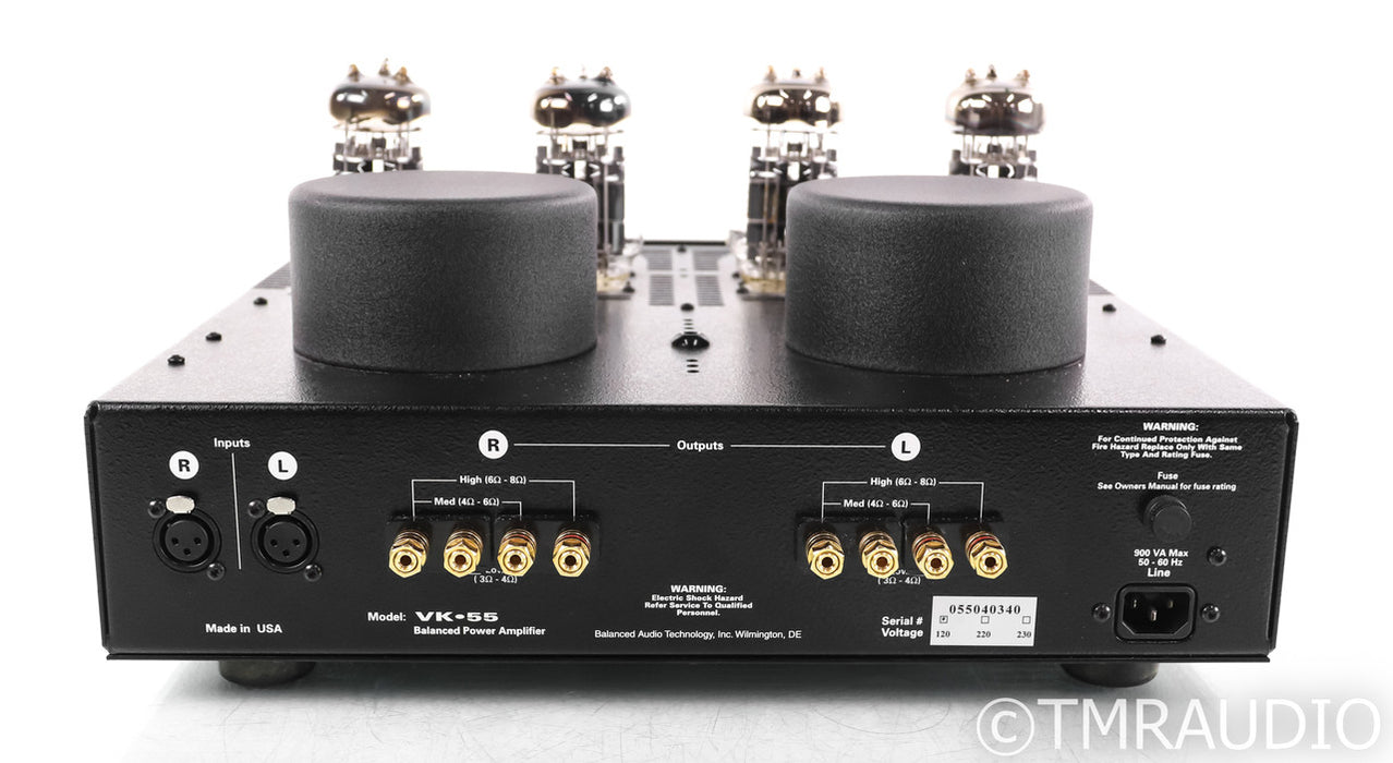 BAT VK-55SE Stereo Tube Power Amplifier; Black; VK55SE