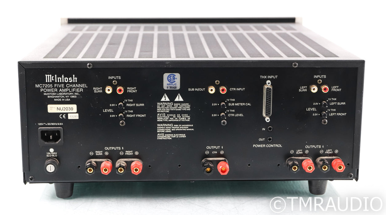 McIntosh MC7205 5 Channel Power Amplifier; MC-7205