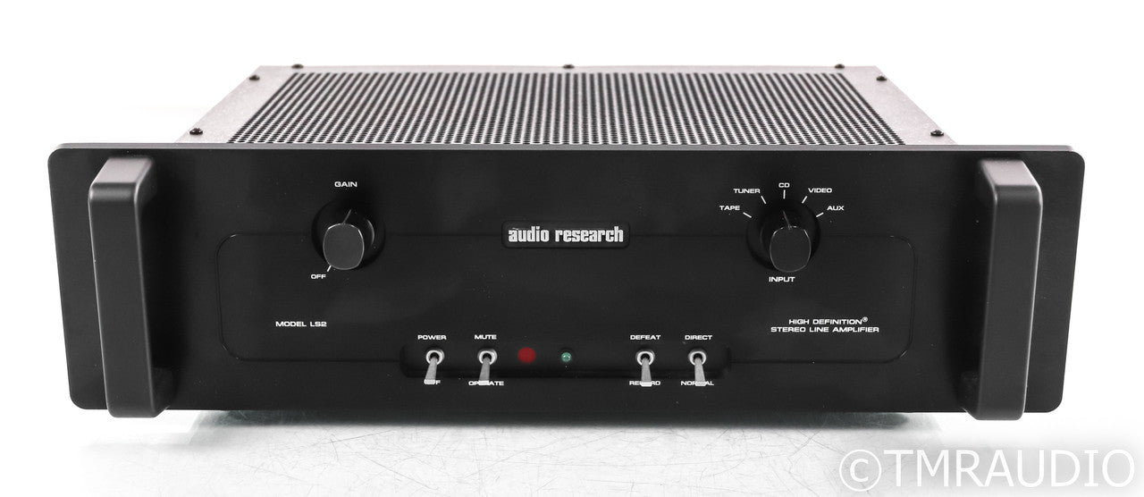 Audio Research LS2B MkII Stereo Tube Hybrid Preamplifier; Black (No Remote)