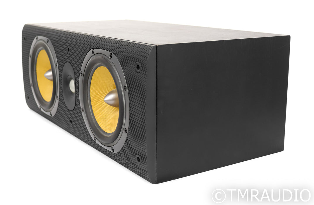 B&W LCR600 S3 Center Channel Speaker; LCR-600; Series 3; Black Ash