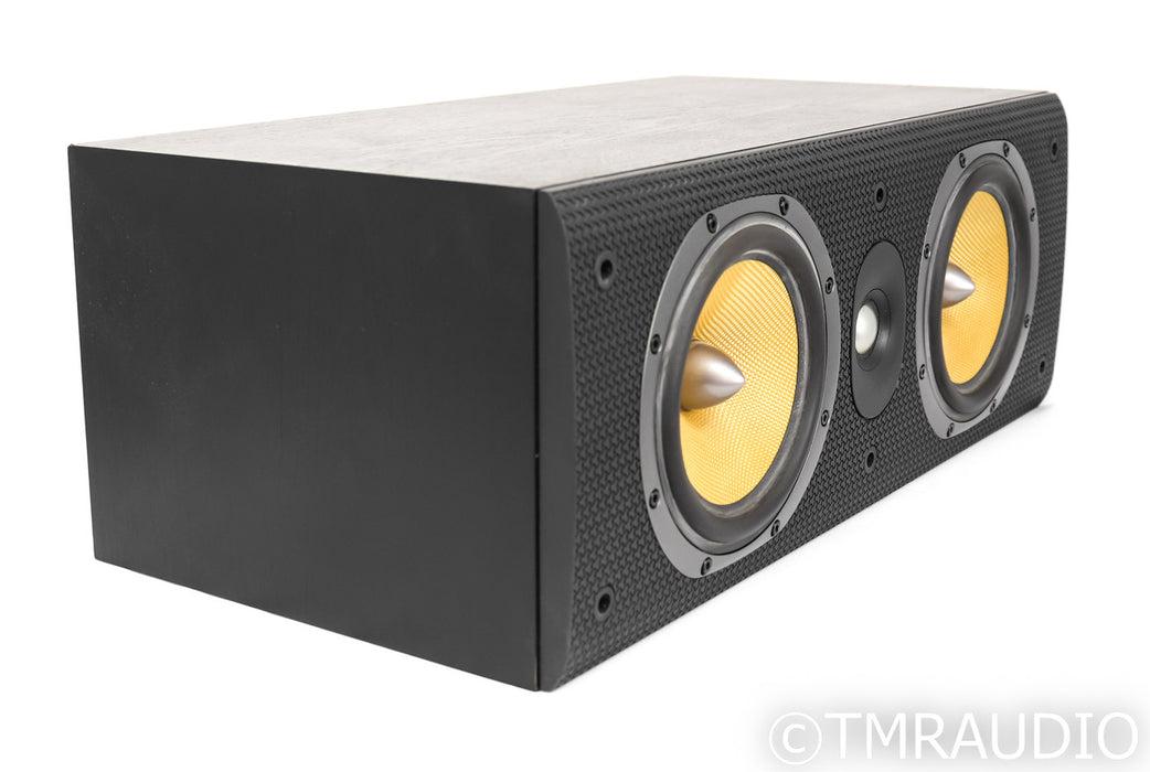 B&W LCR600 S3 Center Channel Speaker; LCR-600; Series 3; Black Ash