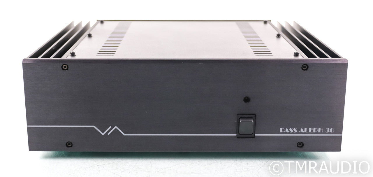Pass Labs Aleph 30 Stereo Power Amplifier; A30; Black; Volksamp