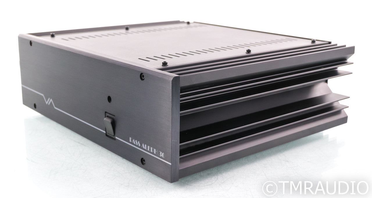 Pass Labs Aleph 30 Stereo Power Amplifier; A30; Black; Volksamp