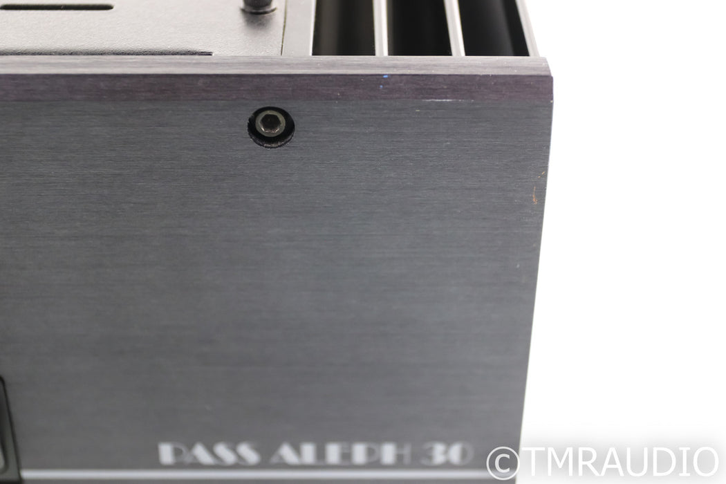 Pass Labs Aleph 30 Stereo Power Amplifier; A30; Black; Volksamp