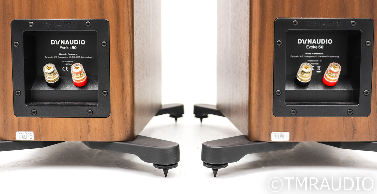 Dynaudio Evoke 50 Floorstanding Speakers; Walnut Pair