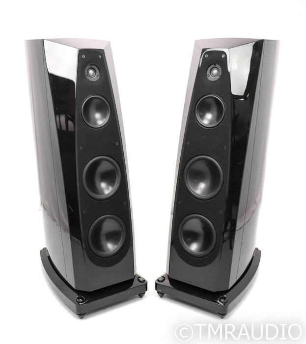 Rockport Avior Floorstanding Speakers; Gloss Black Pair