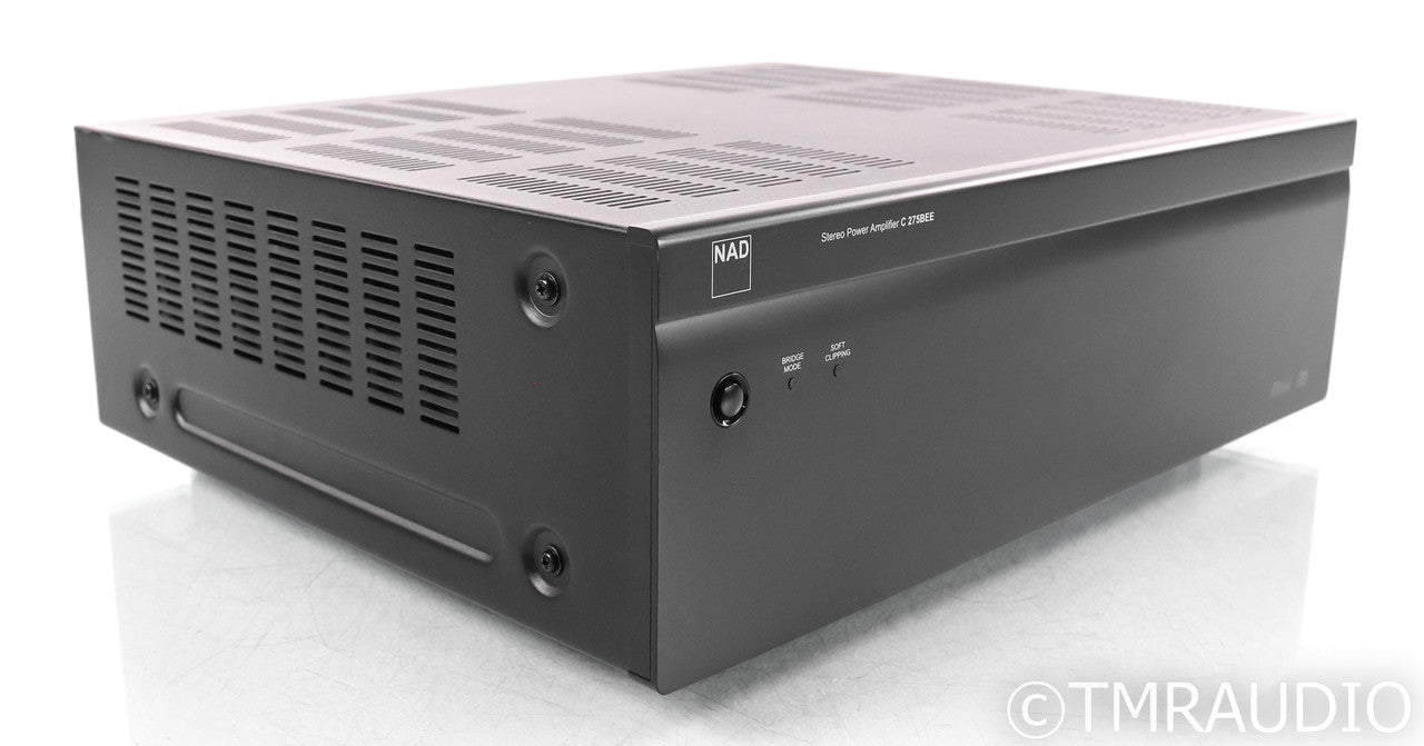 NAD C275-BEE Stereo Power Amplifier; C275BEE; Black