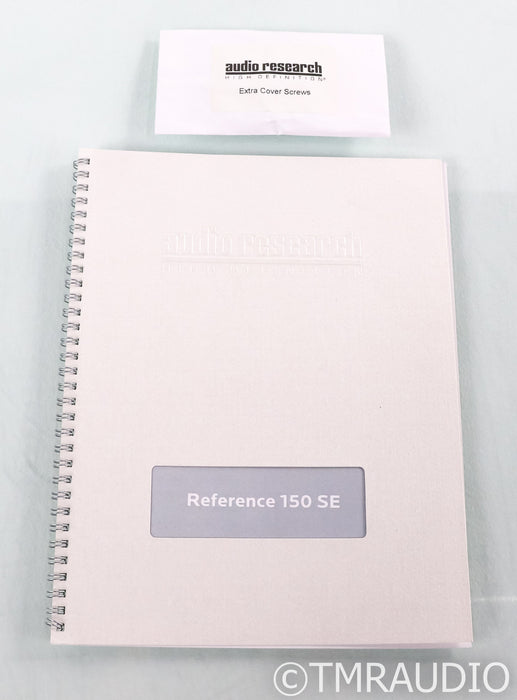 Audio Research Reference 150 SE Stereo Tube Power Amplifier; Silver; REF150SE