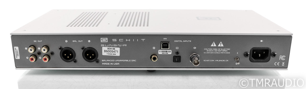 Schiit Gungnir Multibit DAC; D/A Converter; Gen 5 USB; Silver