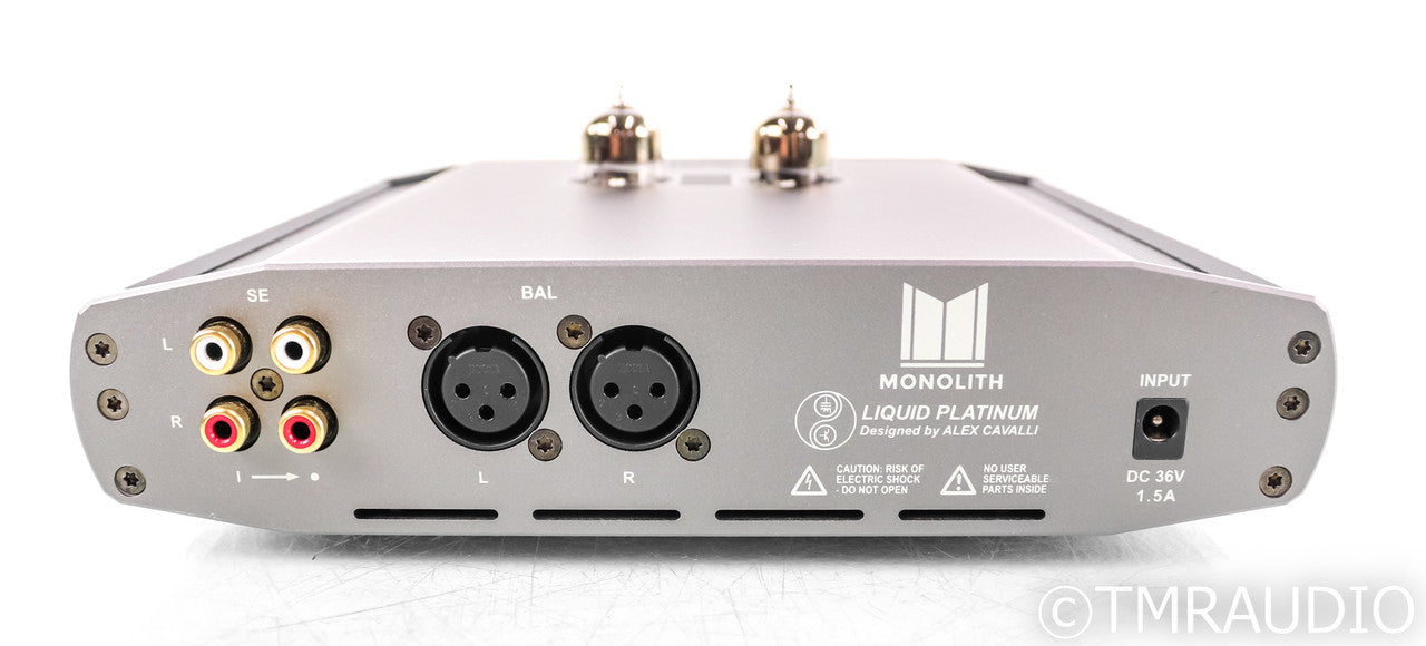 Monoprice Monolith Liquid Platinum Tube Hybrid Headphone Amplifier; Alex Cavalli