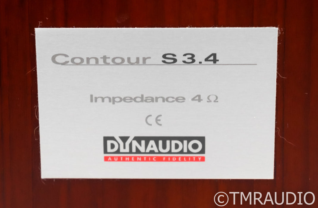 Dynaudio Contour S3.4 Floorstanding Speakers; Rosewood Pair; S-3.4