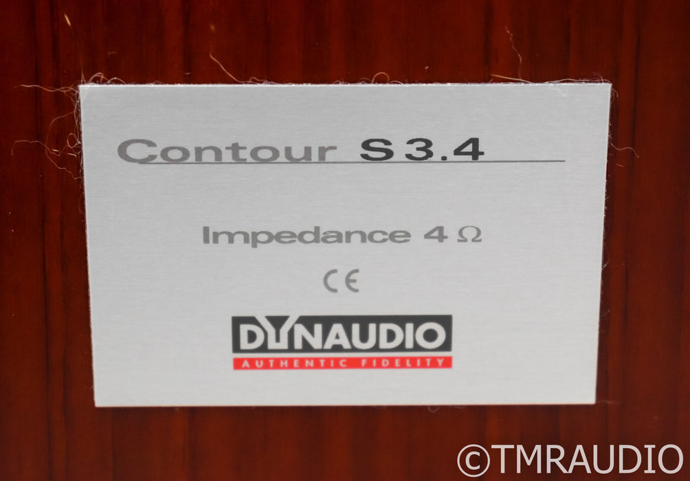 Dynaudio Contour S3.4 Floorstanding Speakers; Rosewood Pair; S-3.4