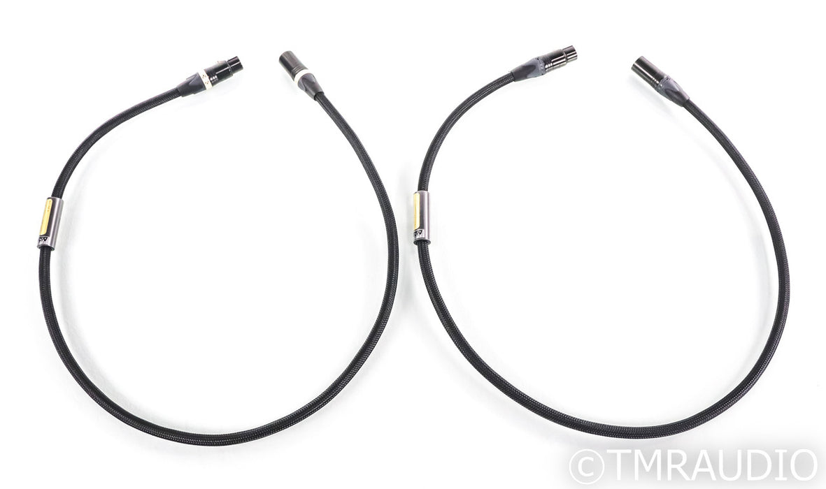 Shunyata Research Python ZTRON XLR Cables; 1m Pair Balanced Interconnects